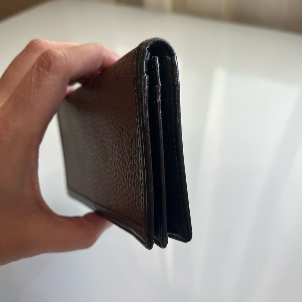 MCM LONG BROWN VISETOS BIFOLD WALLET - Picture 4 of 11